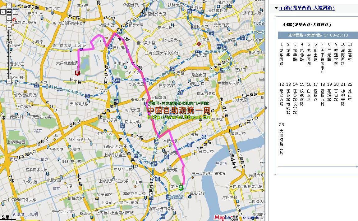 最新上海市交通地图详解